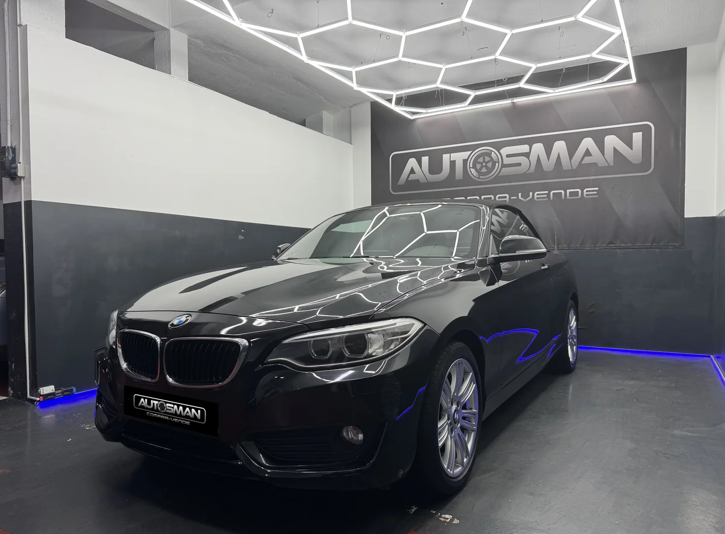 BMW Serie 2 218i 2015 Gasolina Negro - Interior